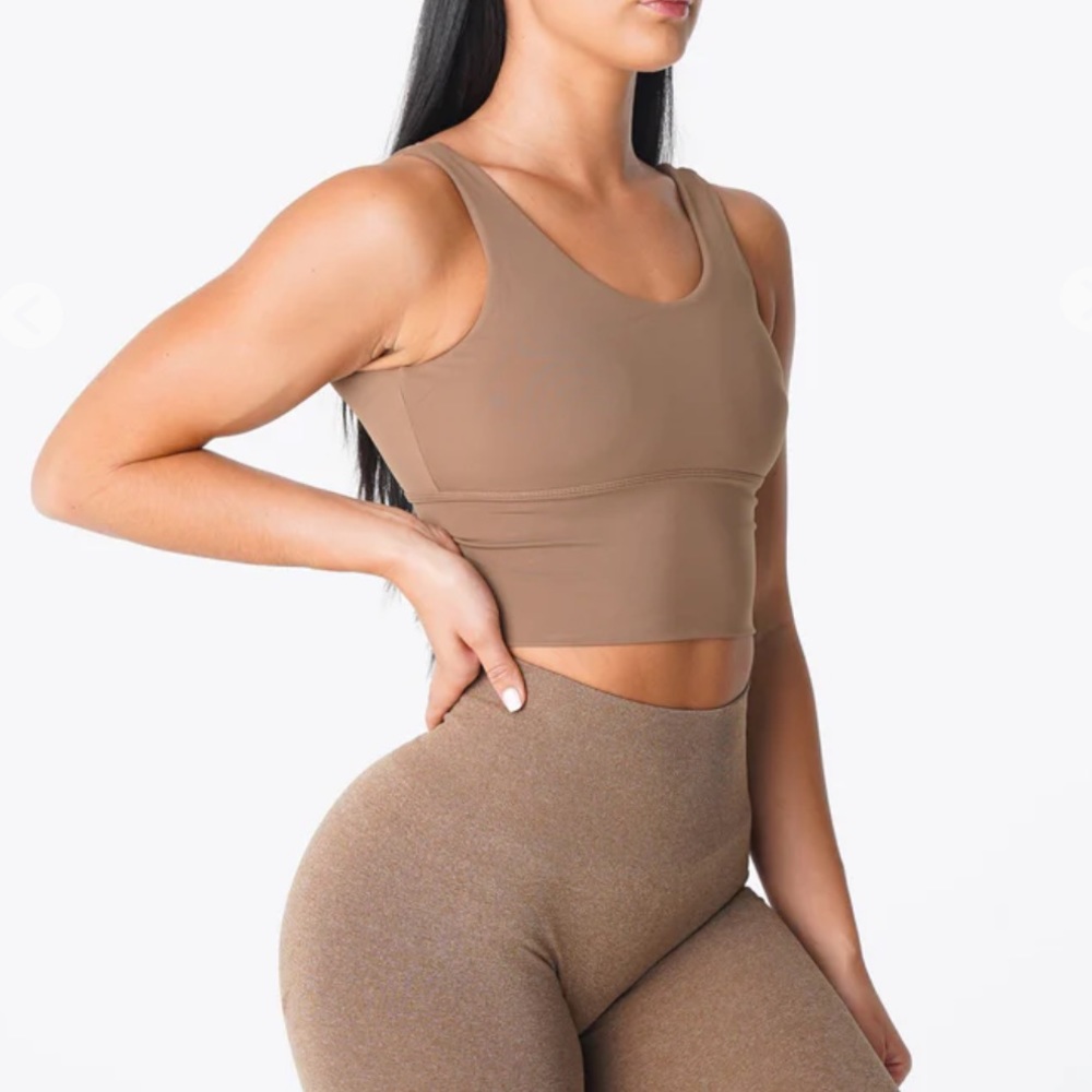 NVGTN Mocha Seamless Top size medium